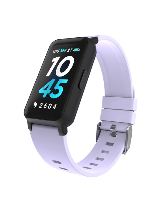 Active 3 Unisex Adult Smartwatch Fitness Tracker, Lilac, Silicone Strap